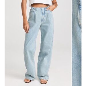 SLVRLAKE Kennedy High Rise Pleated Jeans